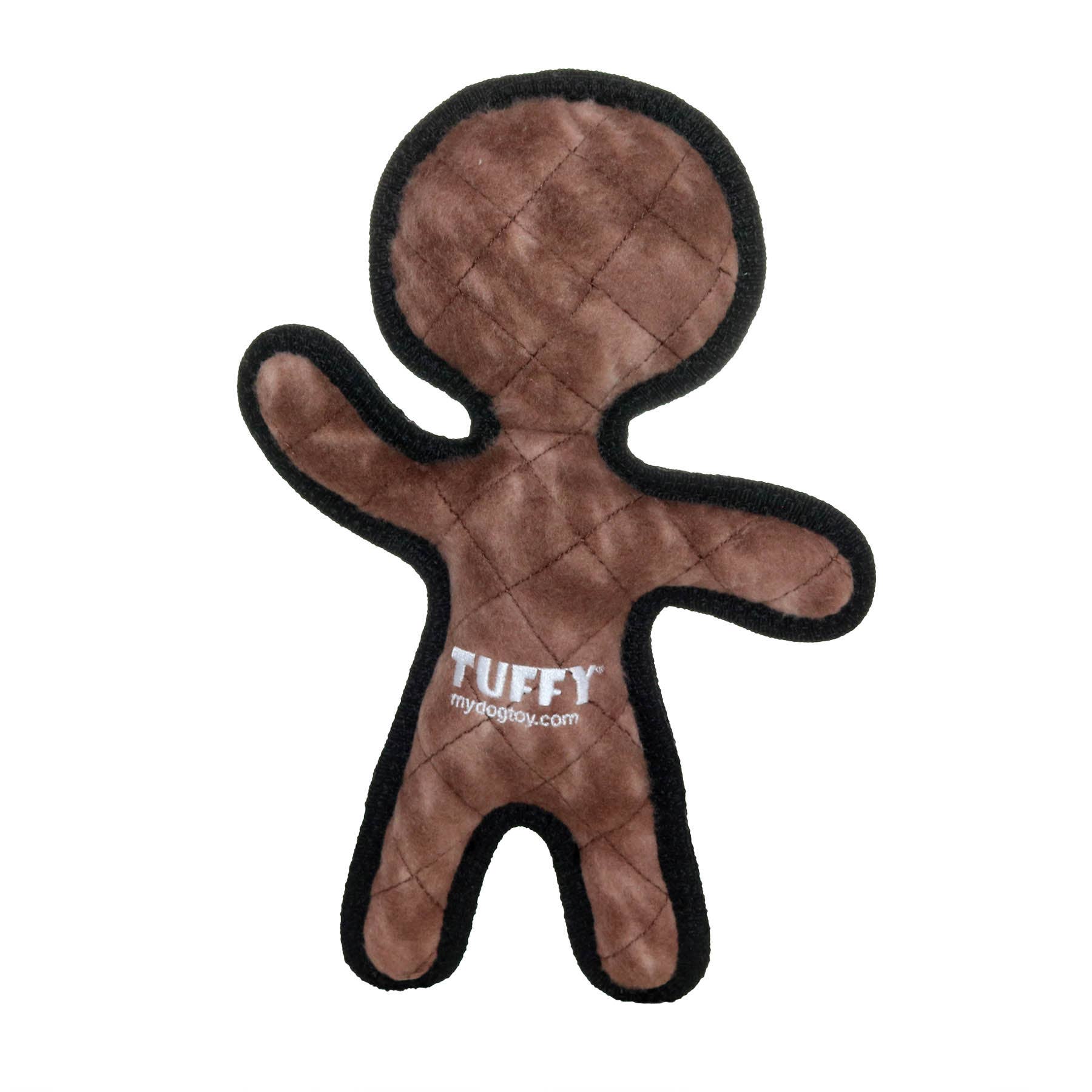 Tuffy Gingerbread Man  Christmas Squeaky Dog Toy