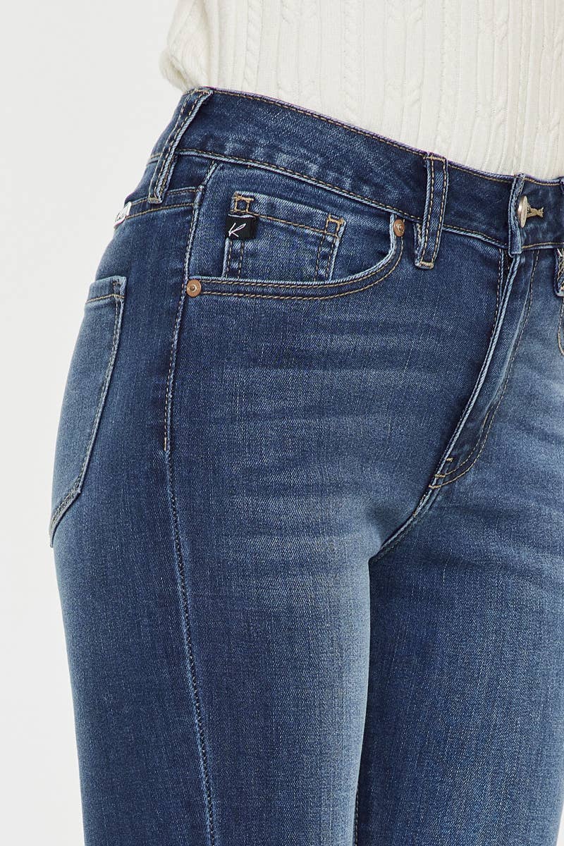 Kan Can high rise bootcut jeans