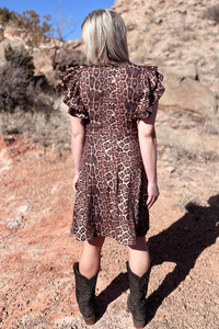 Leopard print dress