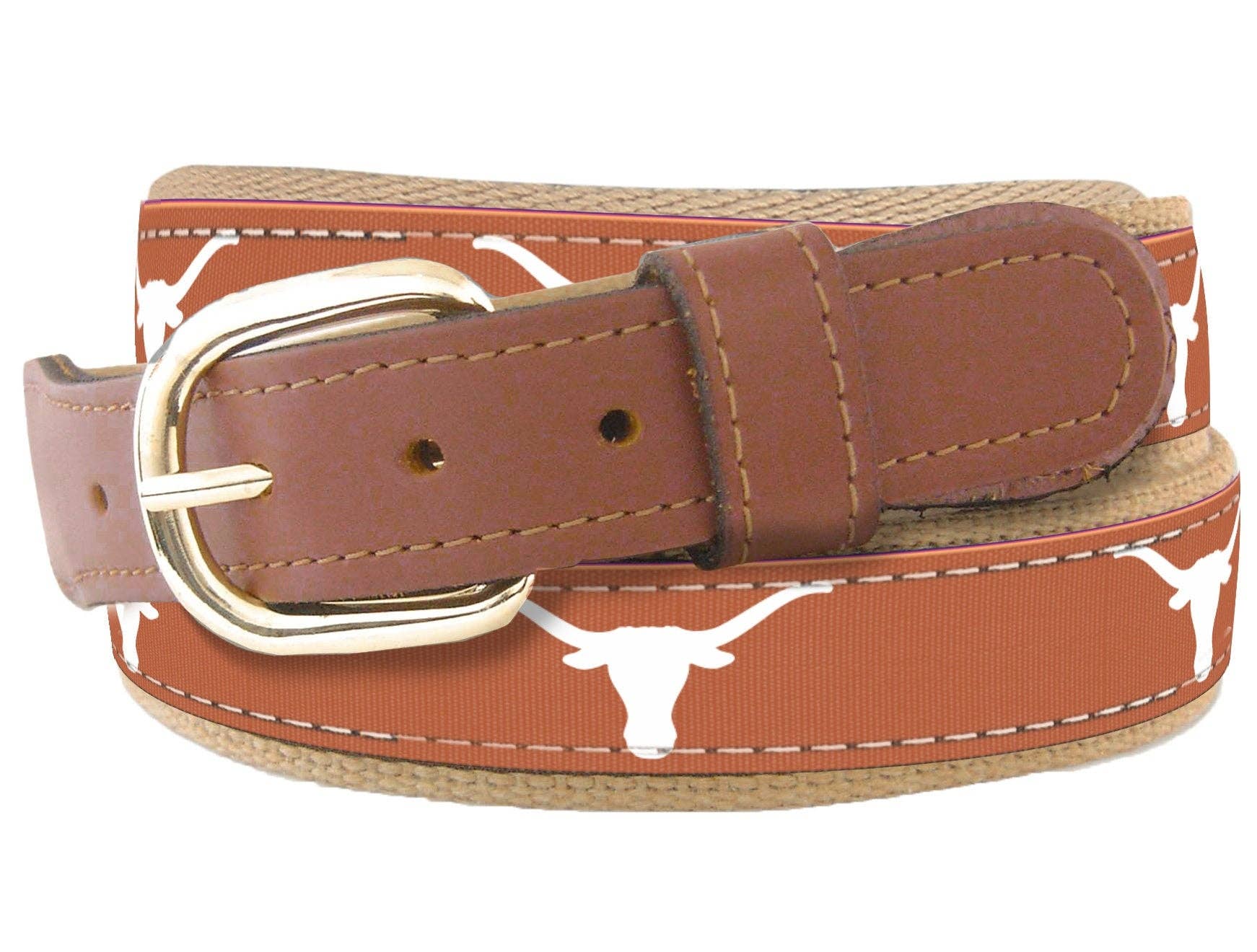 Texas Longhorns Men's Collegiate Woven Ribbon Belt