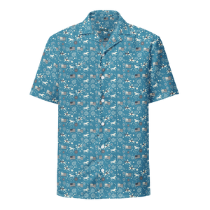 Independence Blues: Cowboy Button-Up Shirt