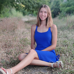 Royal blue dress with built in shorts