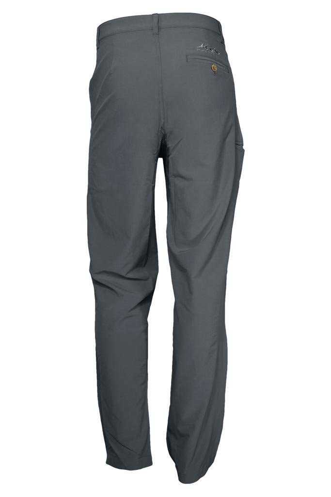 Sharkskin Grey Stretch Fit Pants