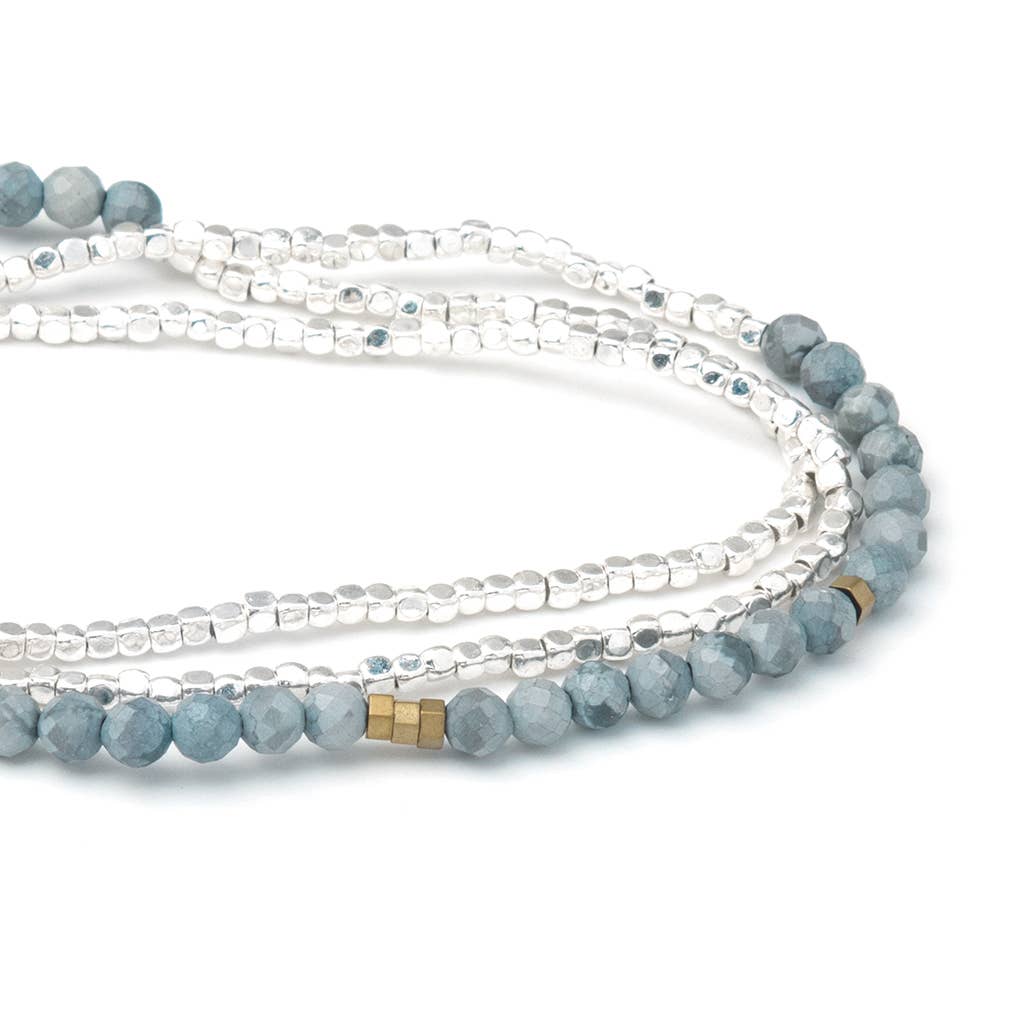 Delicate Stone Blue Howlite - Stone of Harmony