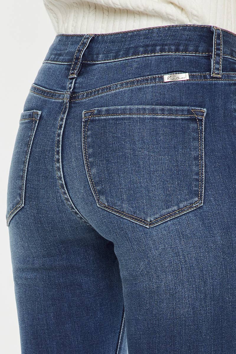 Kan Can high rise bootcut jeans