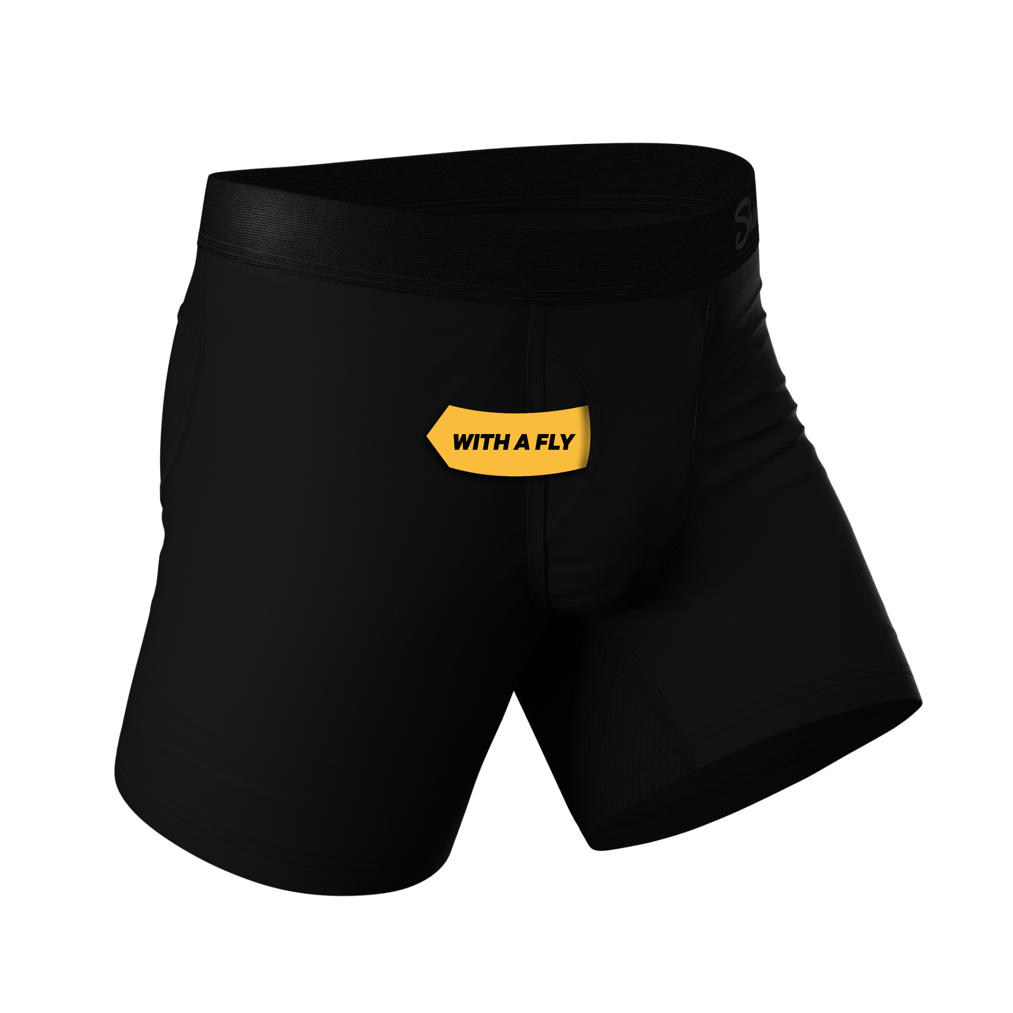 The Threat Level Midnight Black Hammock® Pouch Underwear Fly