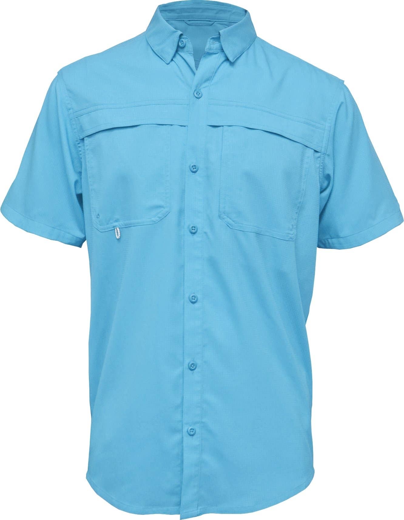 Heron Blue Short Sleeve Technical Fishing Shirt