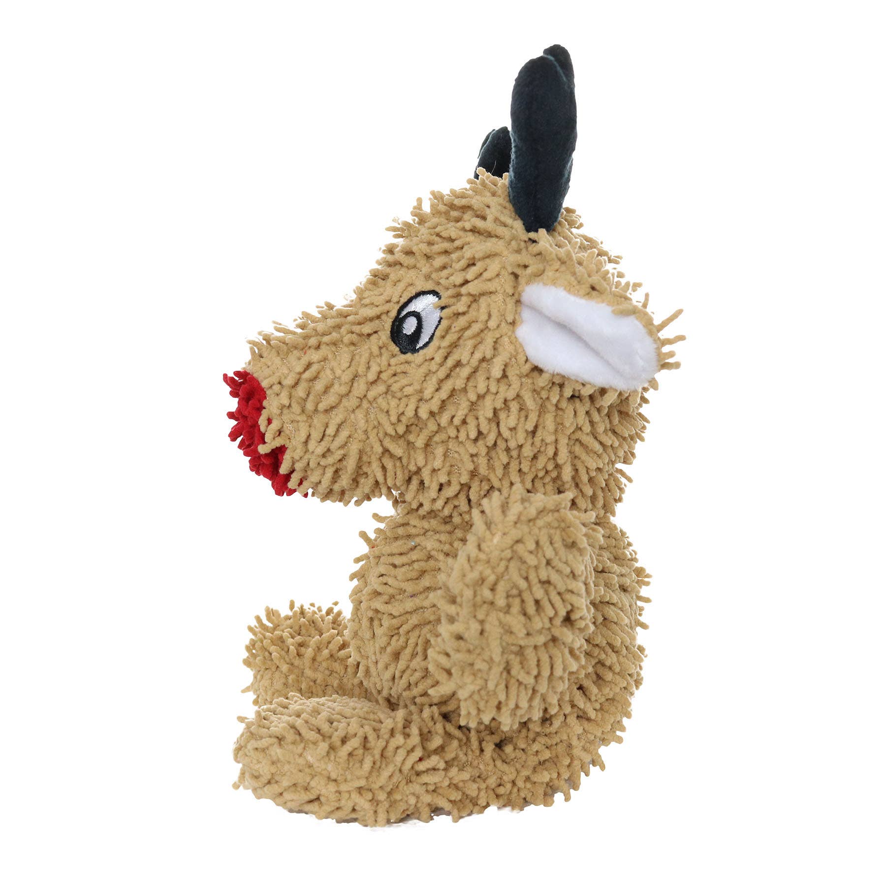 Christmas Microfiber Ball Reindeer Squeaky Dog Toy