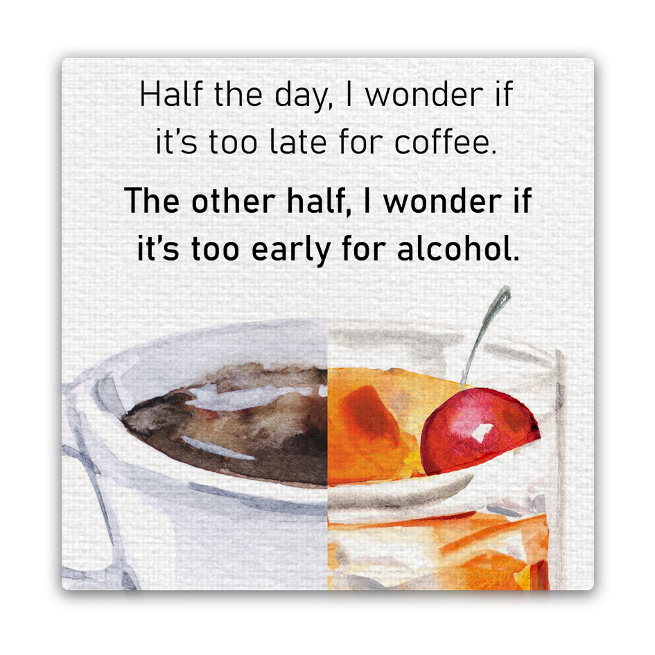 Half The Day I Wonder Mini Masterpiece Magnet