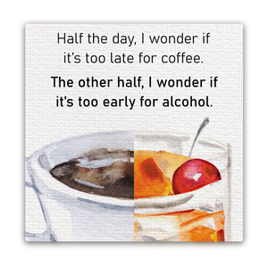 Half The Day I Wonder Mini Masterpiece Magnet