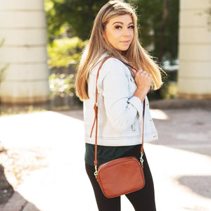 Camel Crossbody Purse