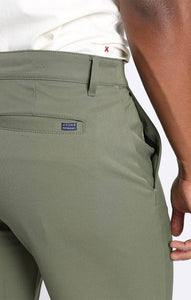 Olive green Poly Spandex Performance Tech Shorts