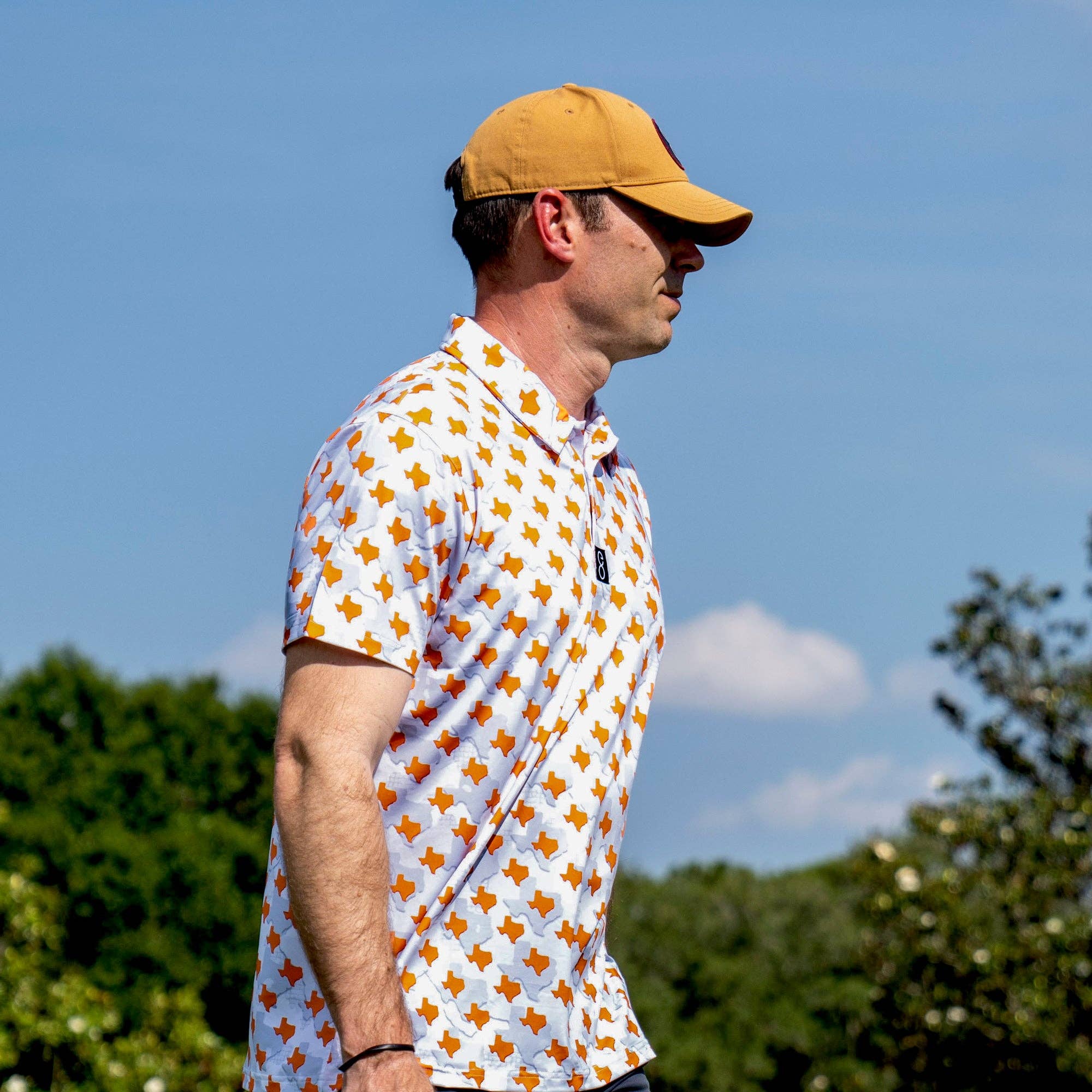 Longhorn Camo Performance Polo Shirt