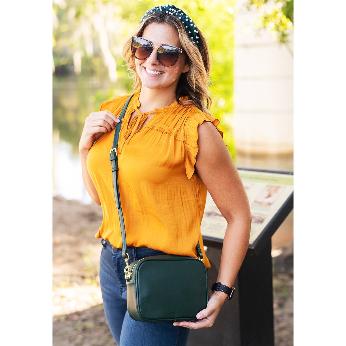 Emerald Crossbody Purse