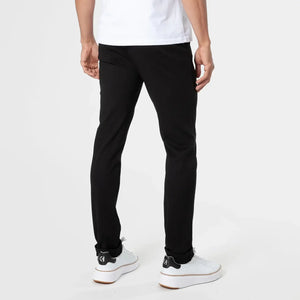 Black comfort chino pants