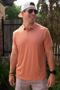 Texas Orange Performance Polo