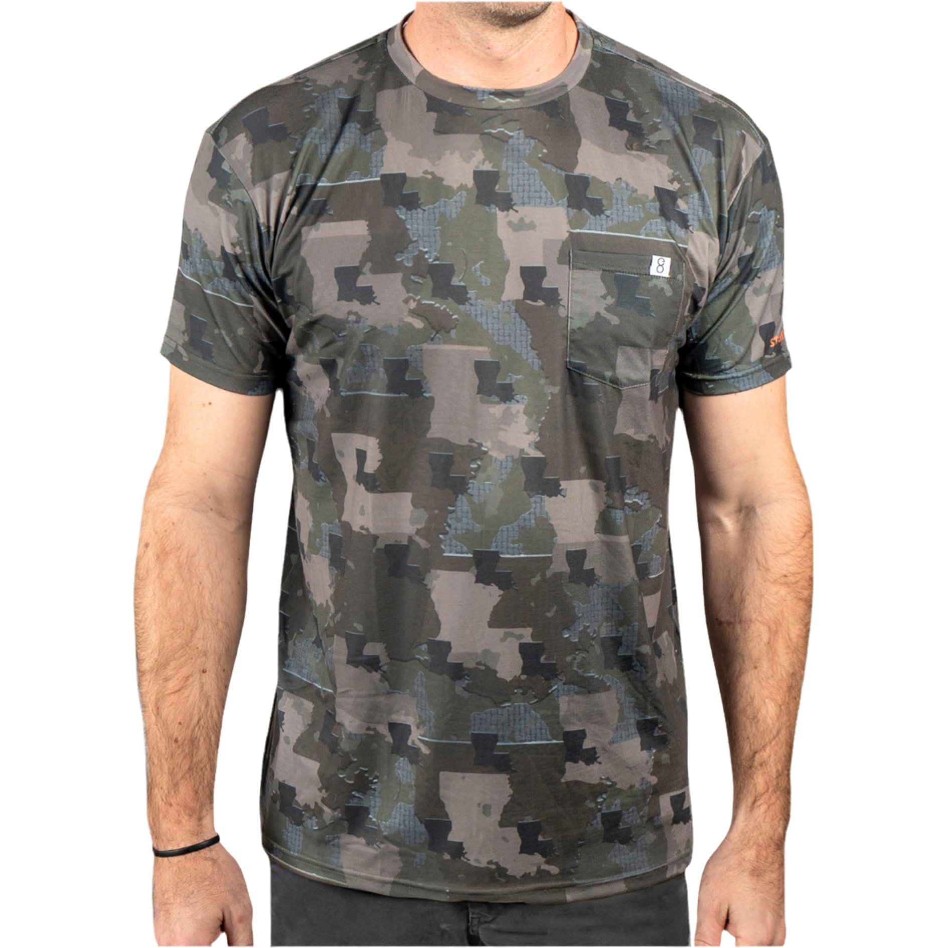 Louisiana Camo Short Sleeve Shirt