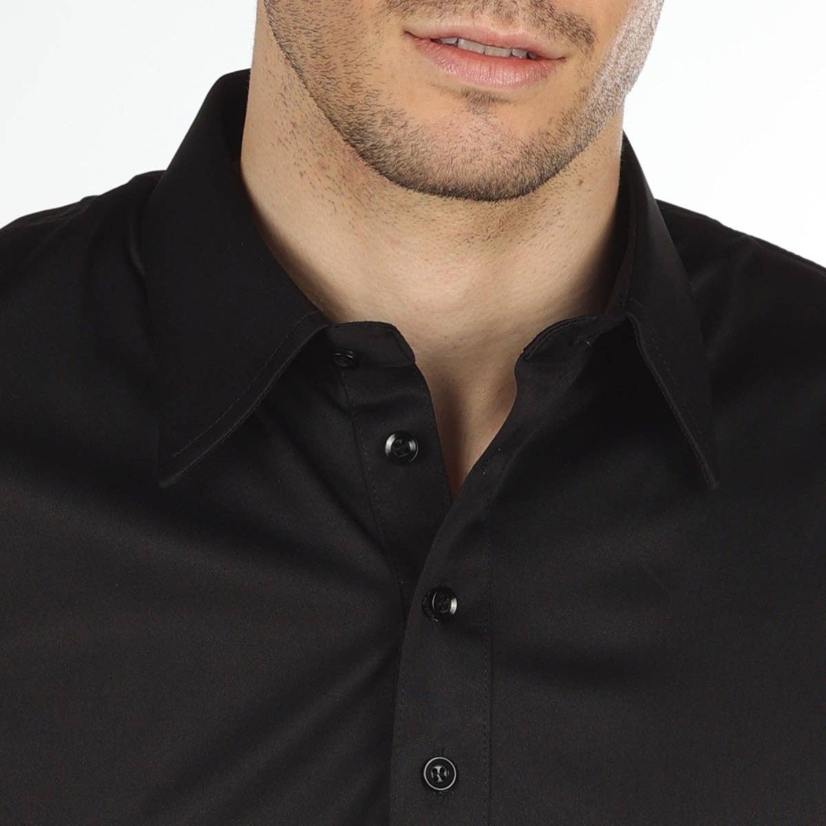 Black The Original Dress Collar Polo™