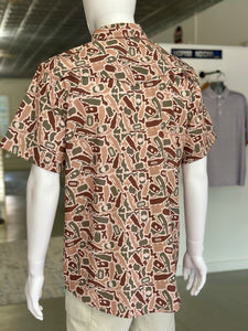 Beer Camo Performance Pearl Snap Shirt