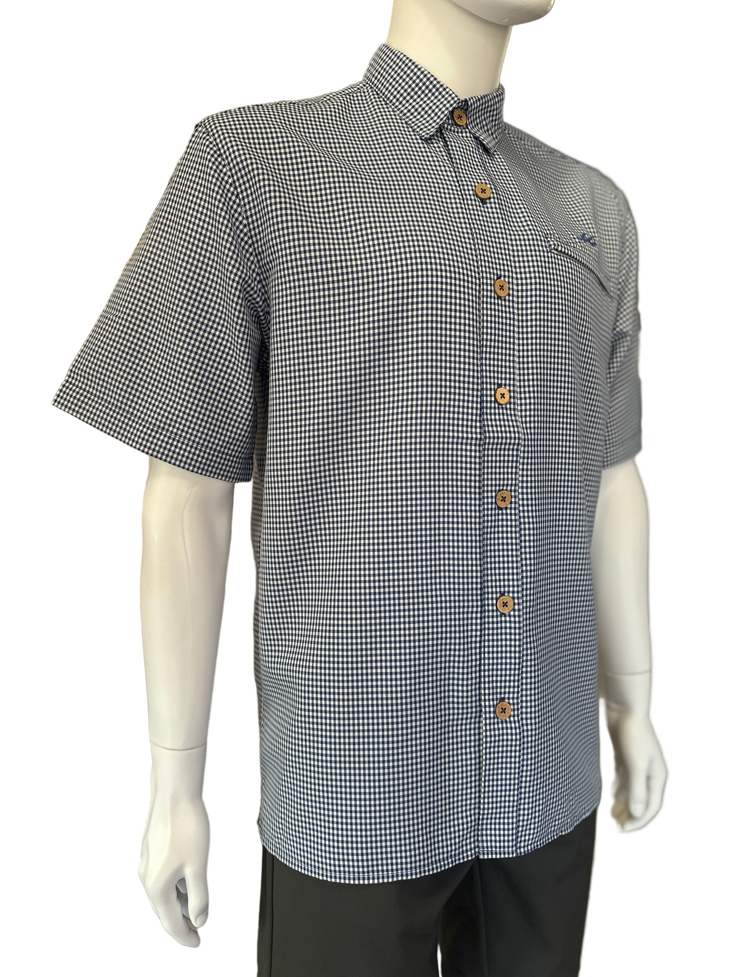 Mr. Big Sport Check Short Sleeve: Nautical Navy