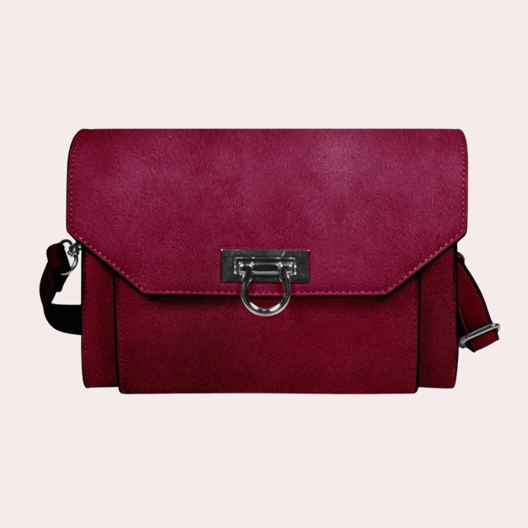 Boysenberry touch screen purse