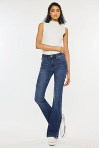 Kan Can high rise bootcut jeans