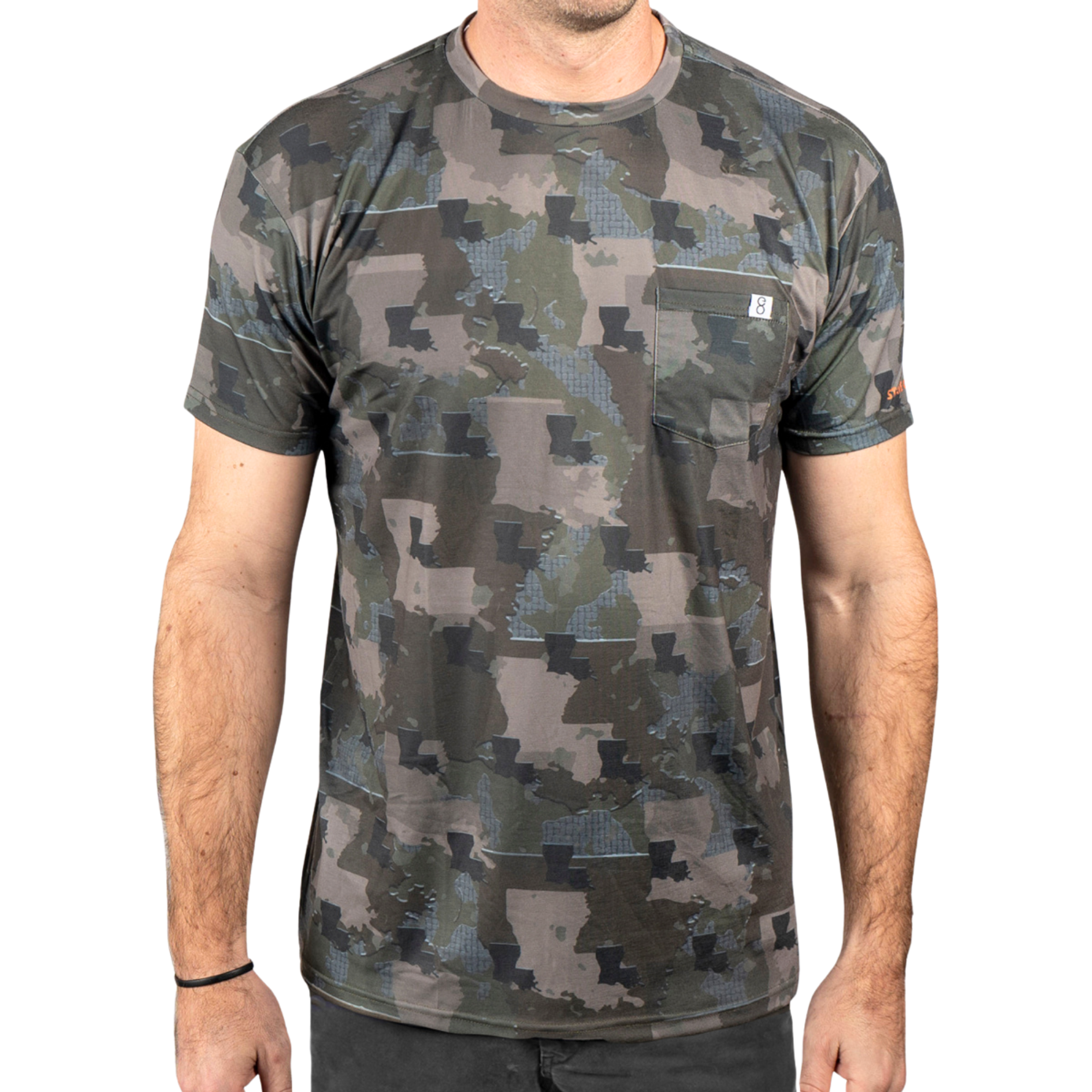 Louisiana Camo Short Sleeve Shirt