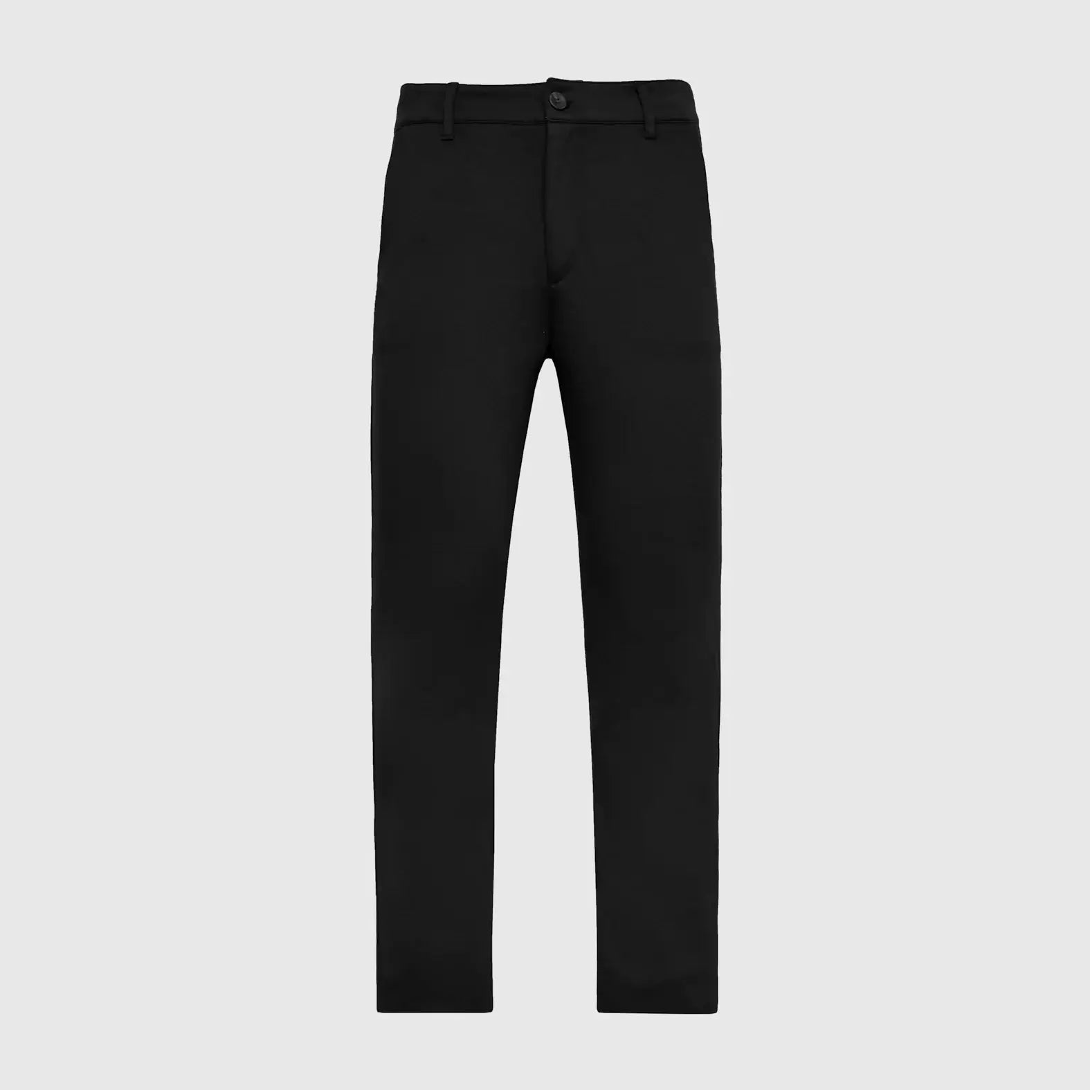 Black comfort chino pants