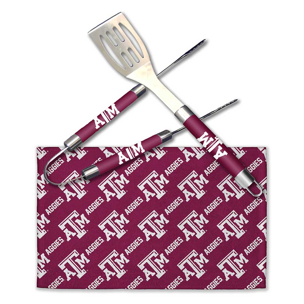 NCAA Texas A&M Aggies BBQ Grill Utensil Set