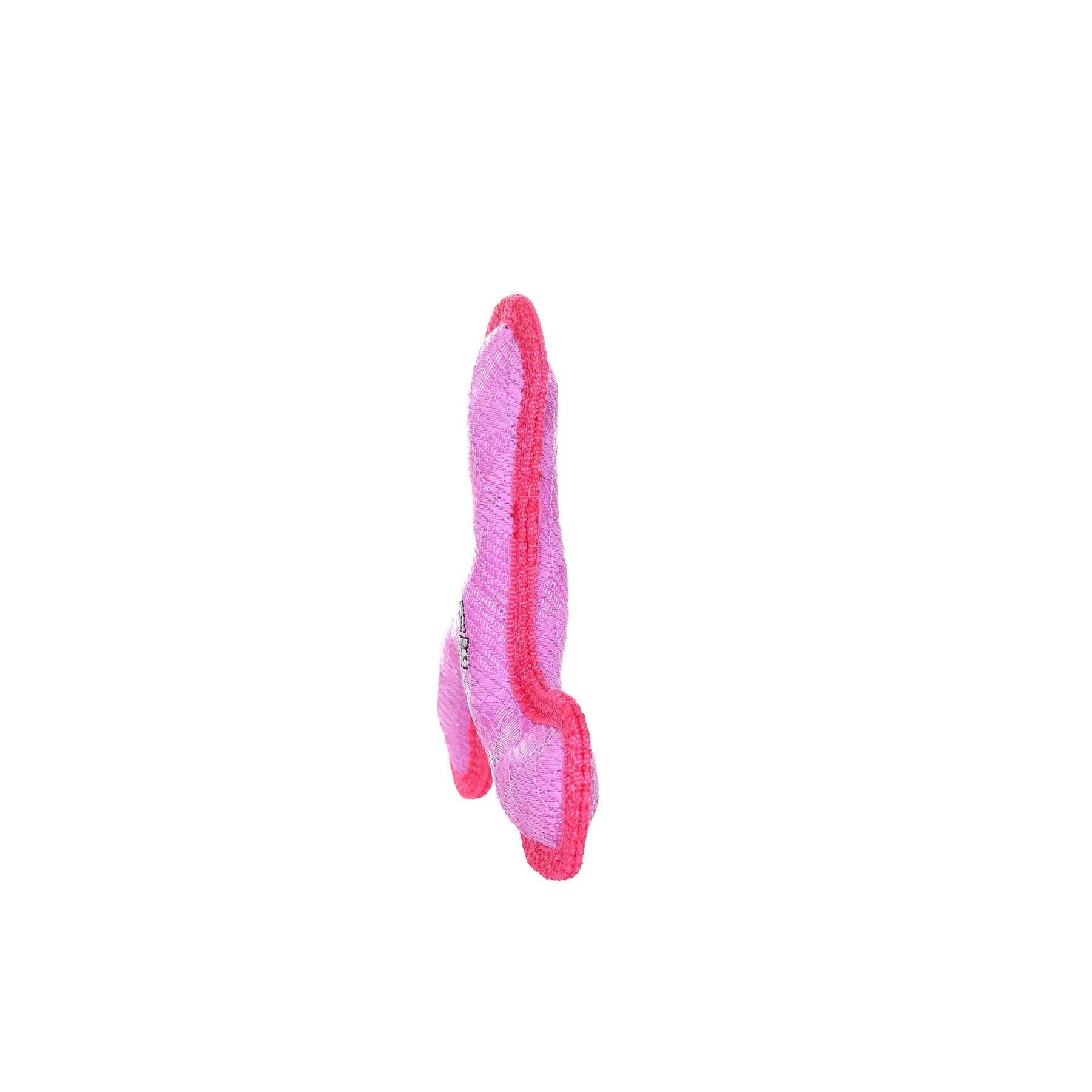 Pink squeaky boomerang Jr. dog toy