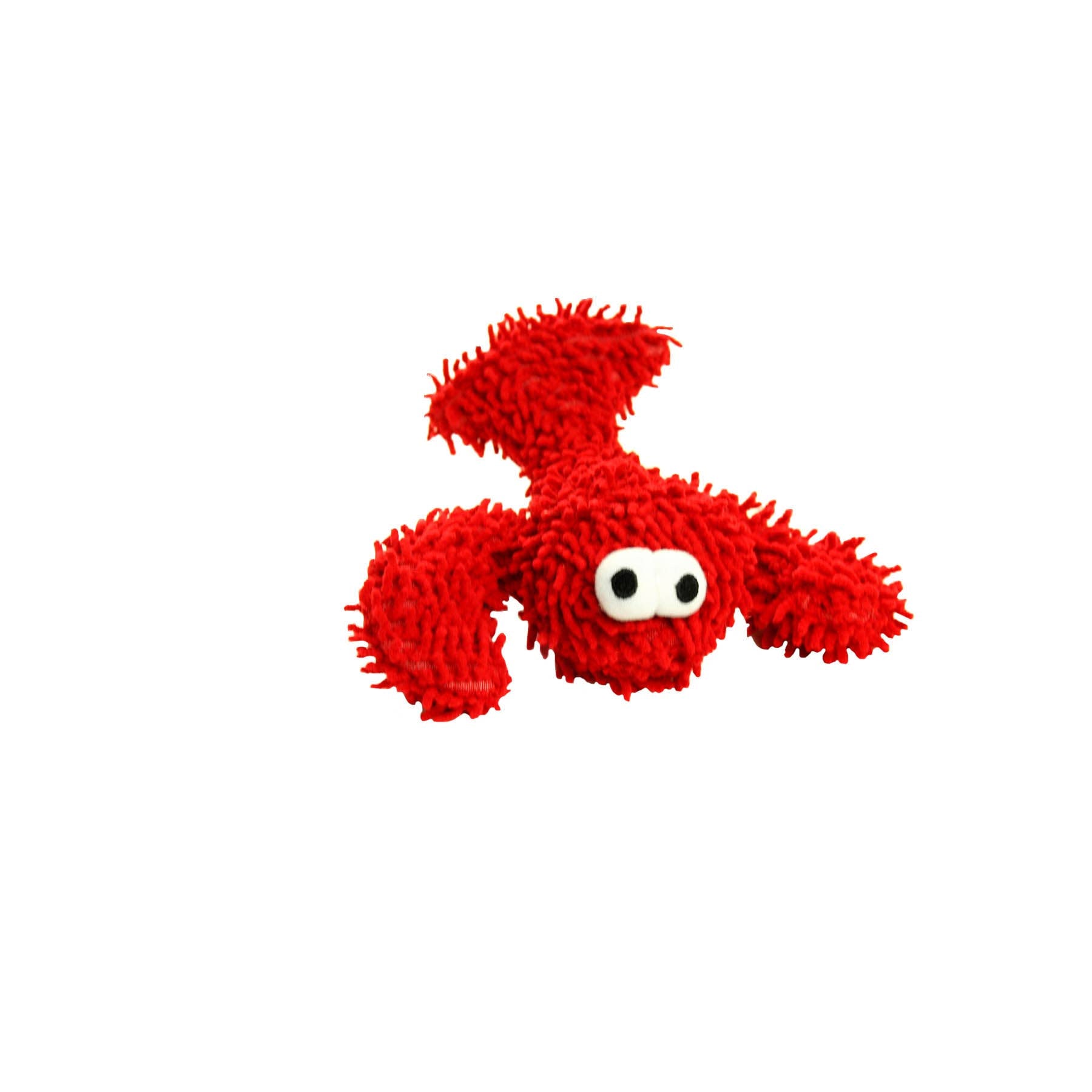 Mighty Jr. Microfiber Lobster Ball Squeaky Dog Toy