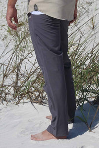 Sharkskin Grey Stretch Fit Pants