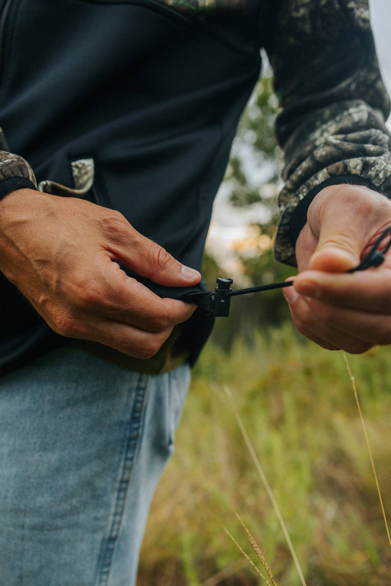 Camo fleece zip up jacket