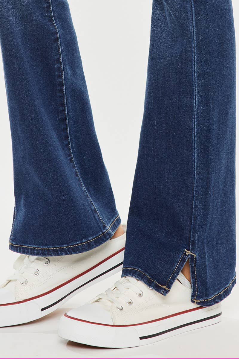 Kan Can high rise bootcut jeans