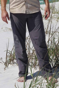 Sharkskin Grey Stretch Fit Pants