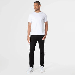 Black comfort chino pants