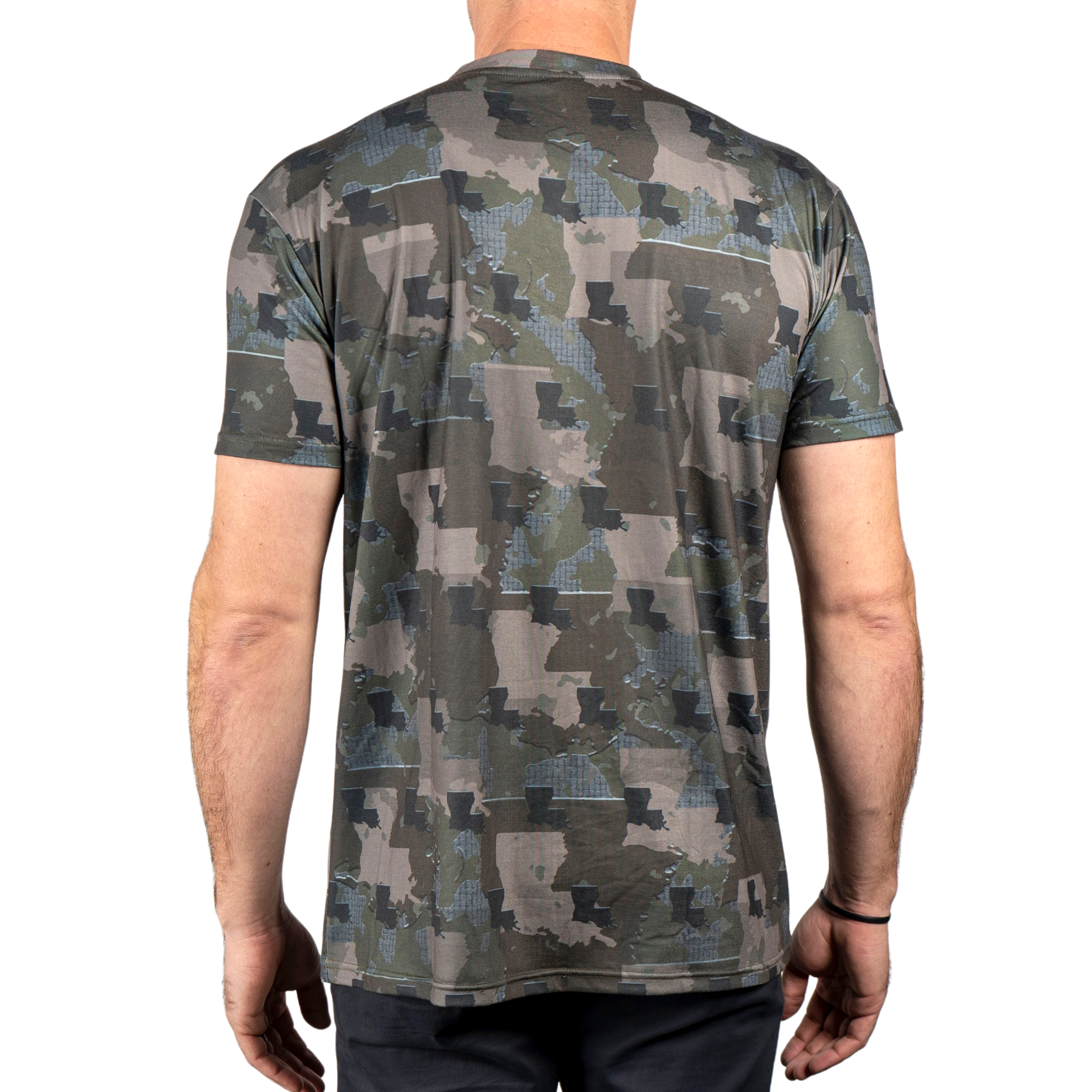 Louisiana Camo Short Sleeve Shirt
