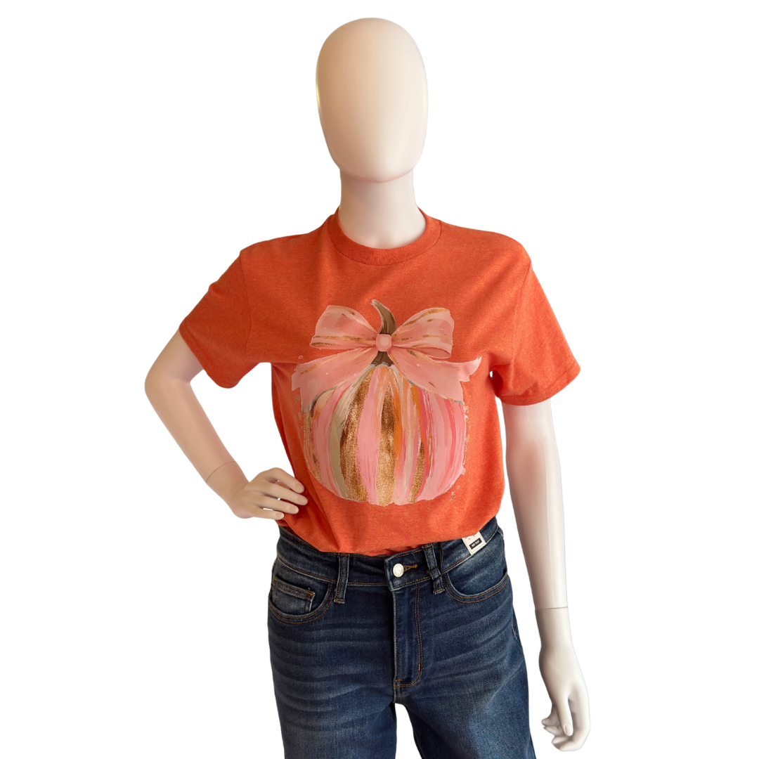 Pumpkin Graphic Cotton Tee