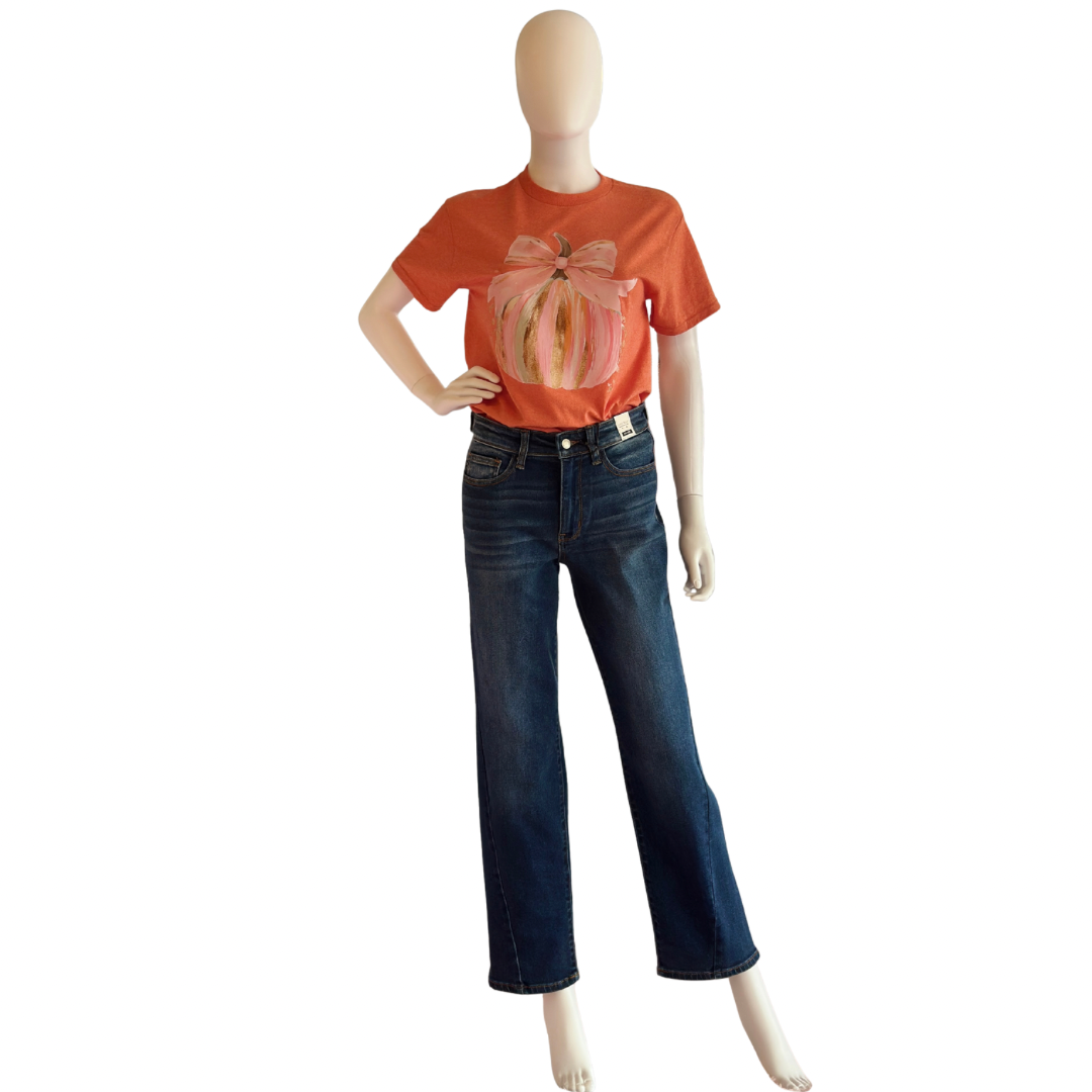 Pumpkin Graphic Cotton Tee