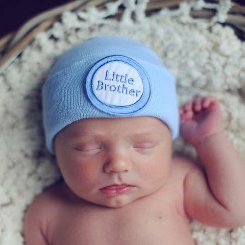 Little Brother Newborn Hospital Hat