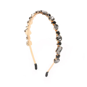 Black Zena Wire Headband "Glamband"