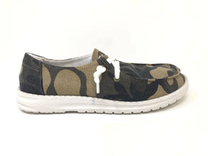 Gypsy Jazz camo tennis shoes