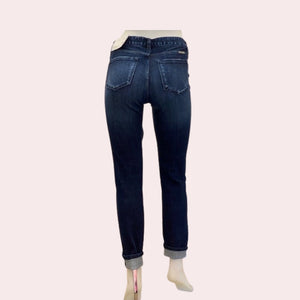 Kan Can mid rise straight leg jeans