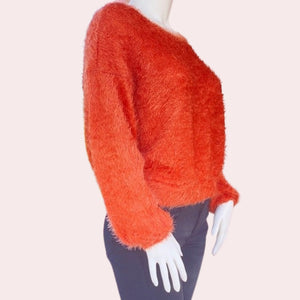 Orange long sleeve sweater